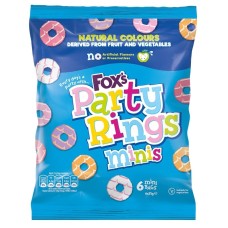 Fox's Mini Party Rings 6pk