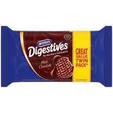 McVitie's Digestives Milk Chocolate, 2 x 266g