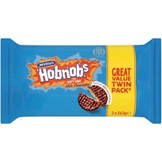 McVitie's Hobnob's The Oaty One Milk Chocolate 2 x 262g