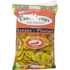 Asiko exotic Plantain Chips Chilli 75g - Box of 30 packets