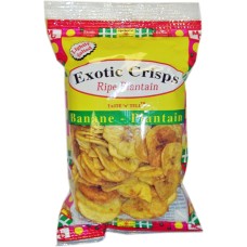 Asiko Exotic Plantain Chips - salted 75g - Box of 30 packet