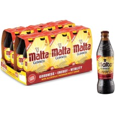 MALTA GUINNESS Non Alcoholic Malt Drink, 330 ml, 24-BOTTLES